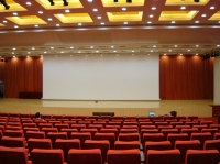 Scherm in theaterzaal